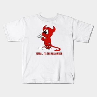 Cute Halloween Devil Kids T-Shirt